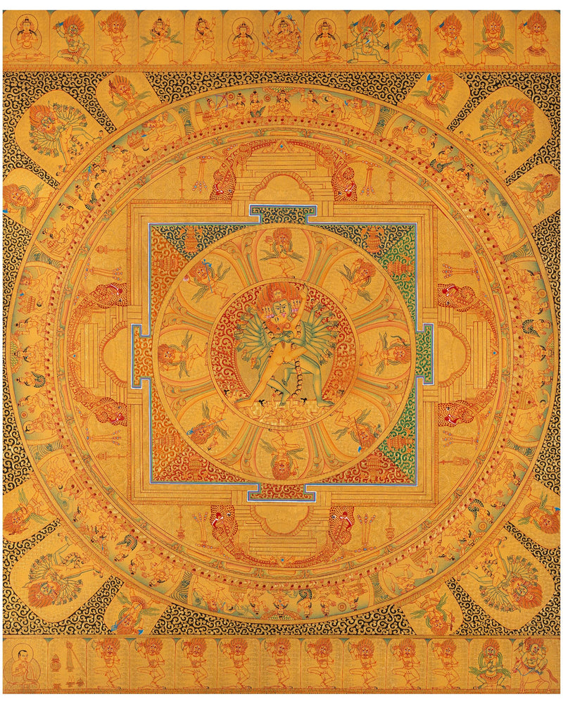 Hevajra Mandala | Buddhist Mandala for Positivity