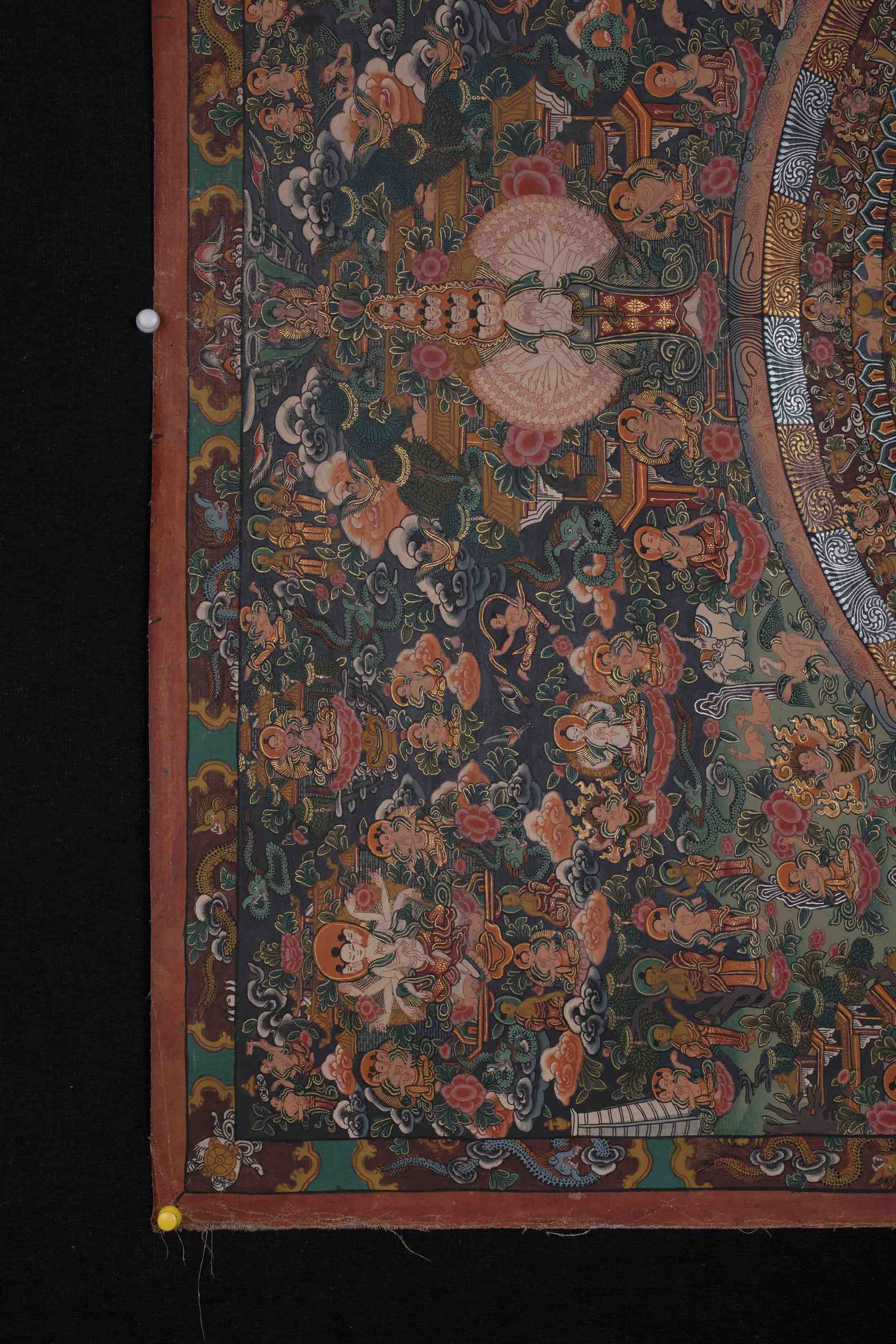 1000 armed Lokeshvara Thangka | Tibetan Thangka Painting for Wall Hanging