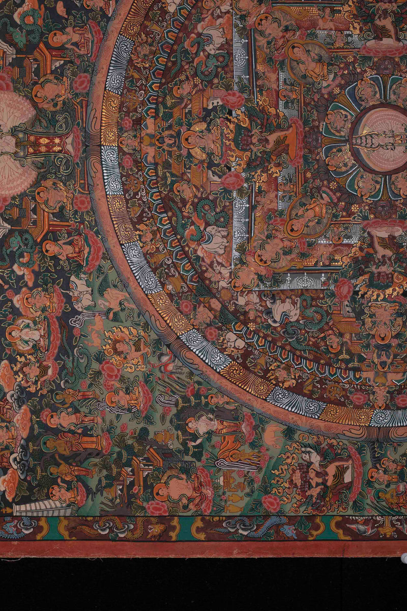 1000 armed Lokeshvara Thangka | Tibetan Thangka Painting for Wall Hanging