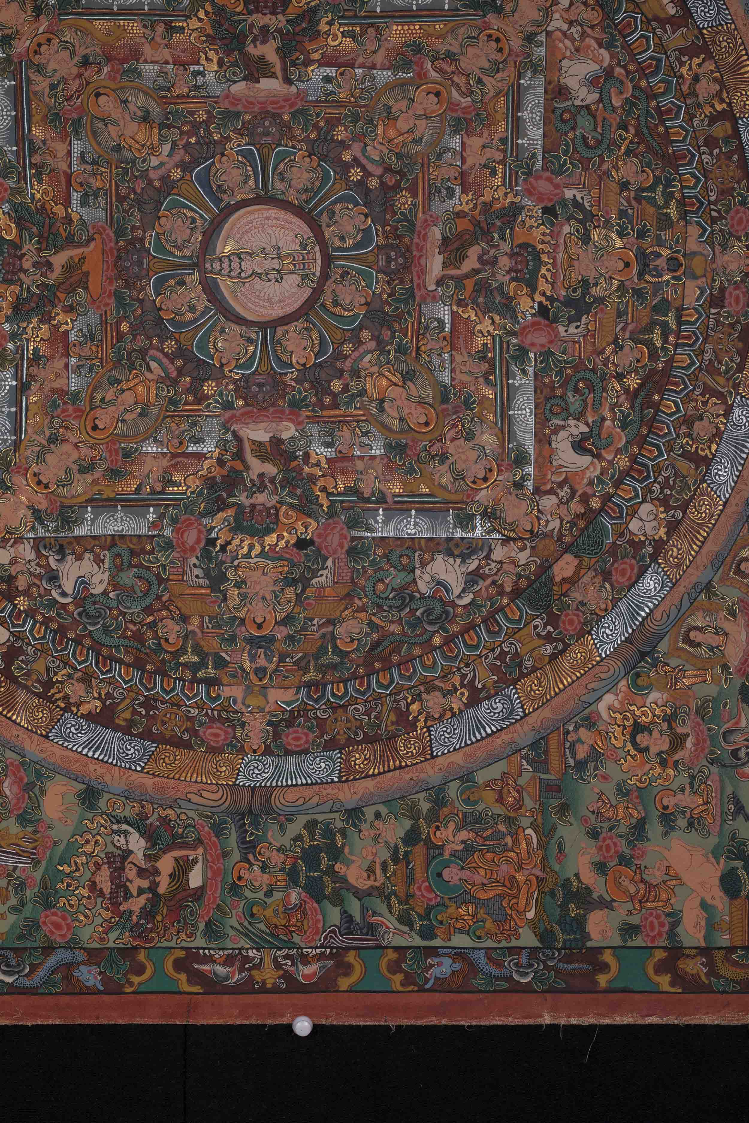 1000 armed Lokeshvara Thangka | Tibetan Thangka Painting for Wall Hanging