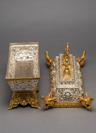 Decoratrive Incense Burner | Golden Tibetan Ritual Burner