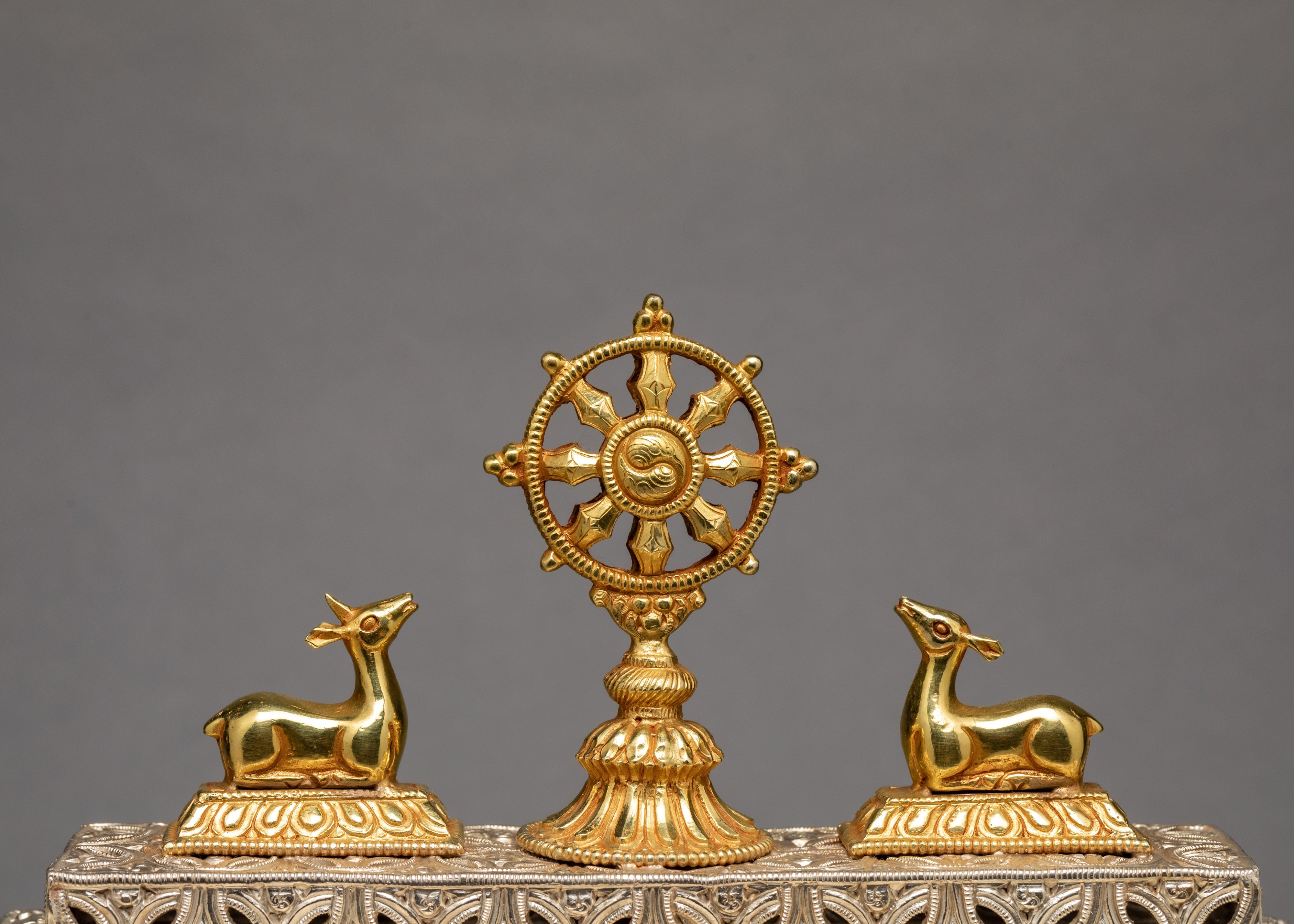 Decoratrive Incense Burner | Golden Tibetan Ritual Burner