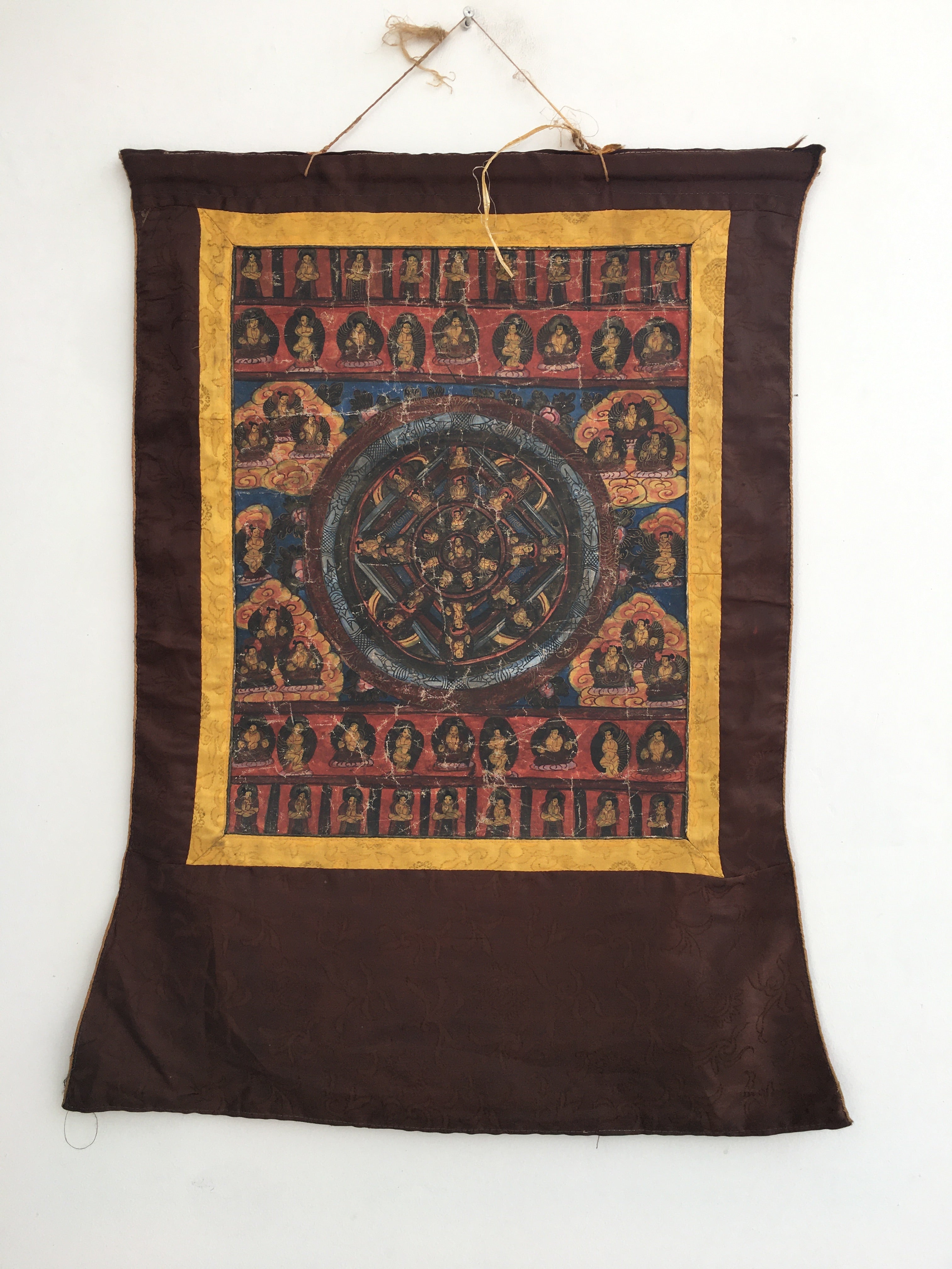 Wall Hanging Mandala Thangka | Traditional Buddhist Art |  Home Decoration