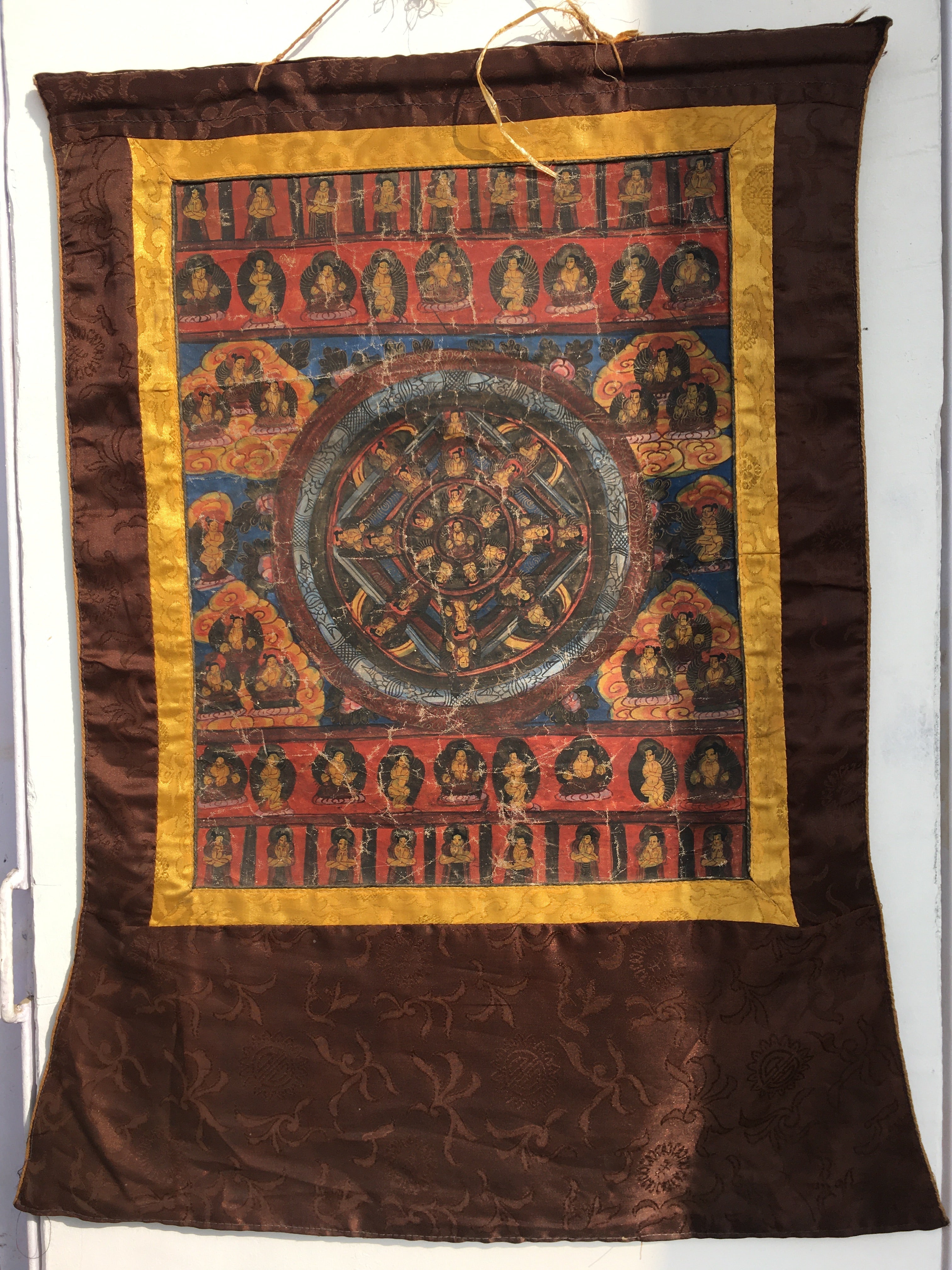 Wall Hanging Mandala Thangka | Traditional Buddhist Art |  Home Decoration
