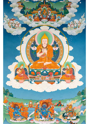 Je Tsongkhapa Thangka Buddhist Master