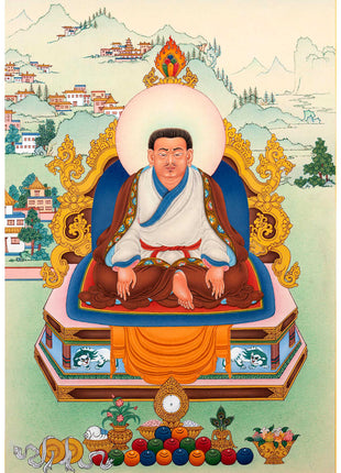 Kagyu Master Marpha Thangka