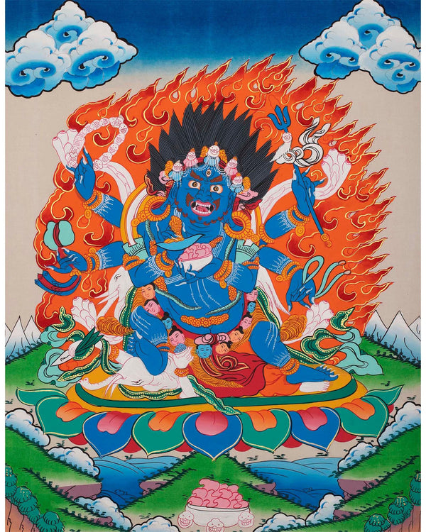 Kagyu Mahakala Buddha | Six Armed Mahakala