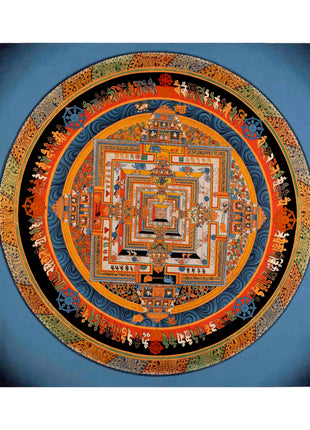 Kalachakra Mandala Tibetan Thangka | Zen Buddhism