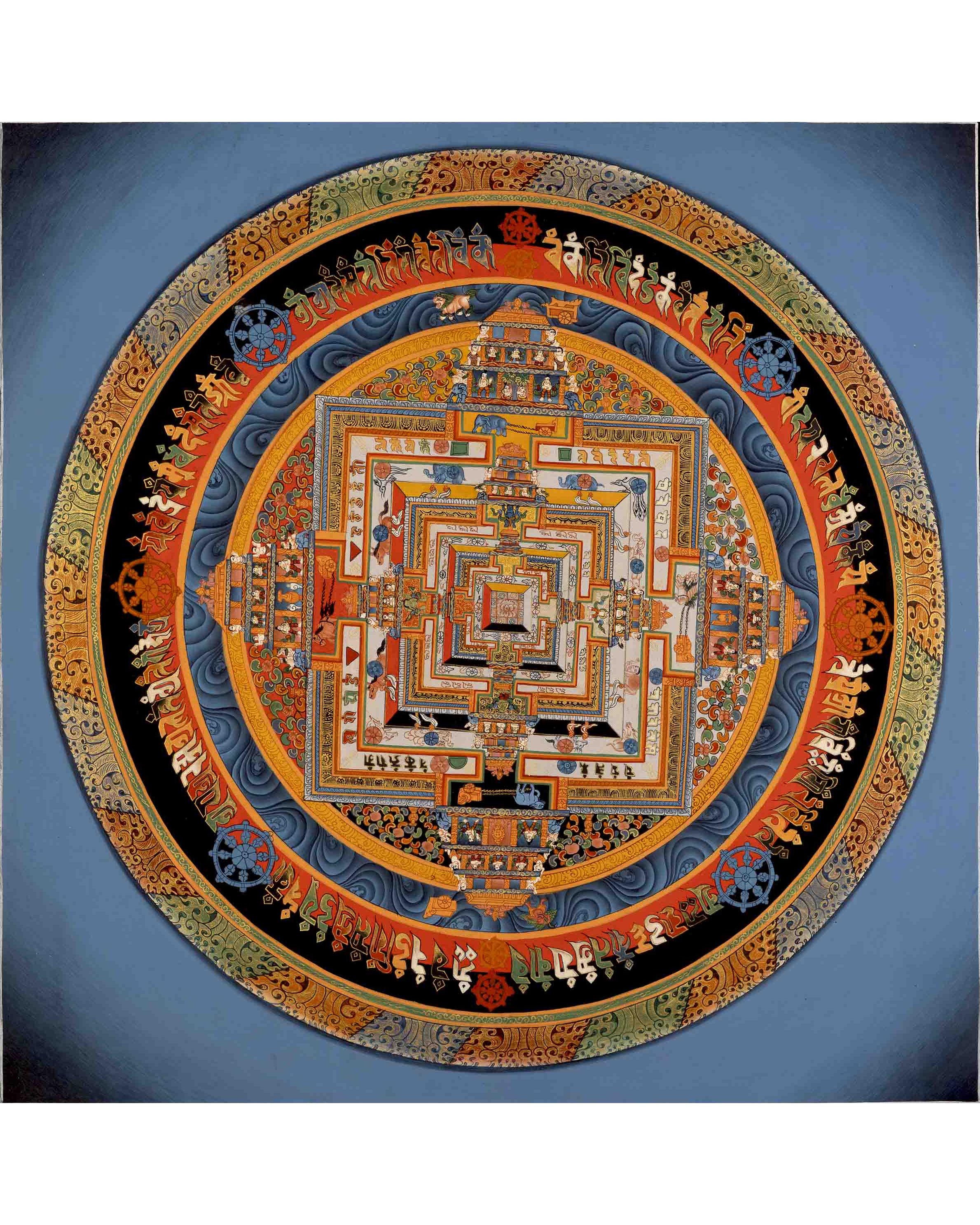 Kalachakra Mandala Tibetan Thangka | Zen Buddhism