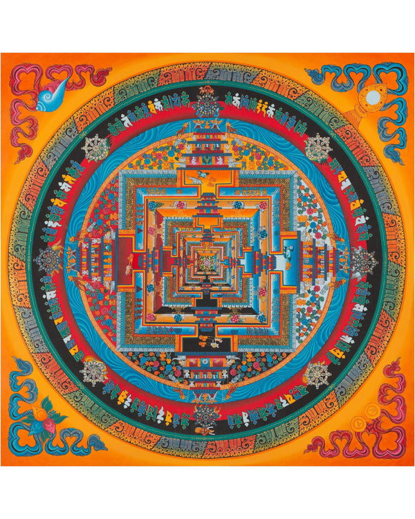 Kalachakra Mandala Thangka | Buddhist Art