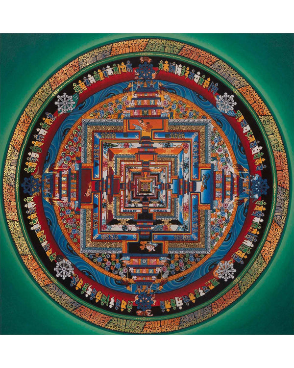 Kalachakra Mandala | Small Size Wall Decoration Painting