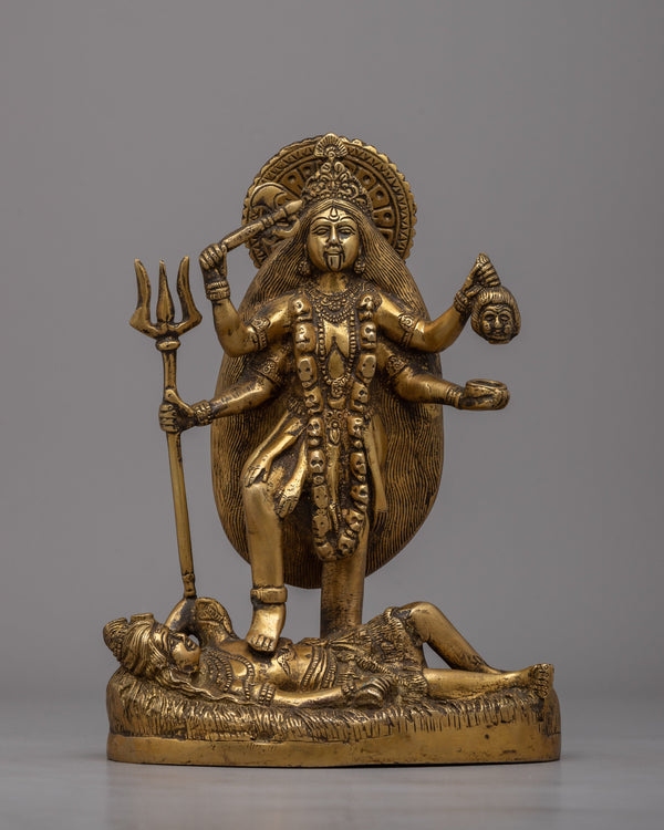 Kali mata Mantra Practice Statue |  Adorning Your Space with the Divine Mother