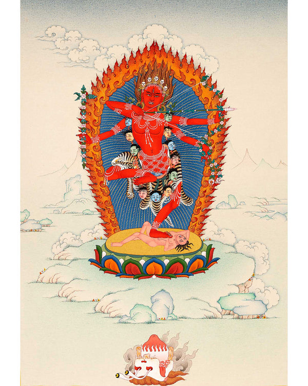 Small Kurukulla Thangka