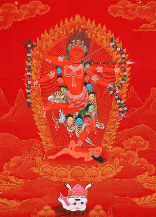 Kurukulla Dakini Thangka Art