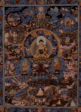 Shakyamuni Buddha Life | Wall Decors | Traditional Thangka Art