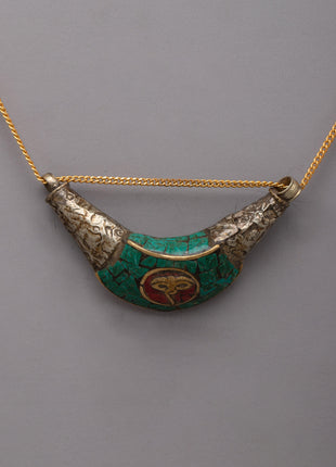 Green Stone Locket