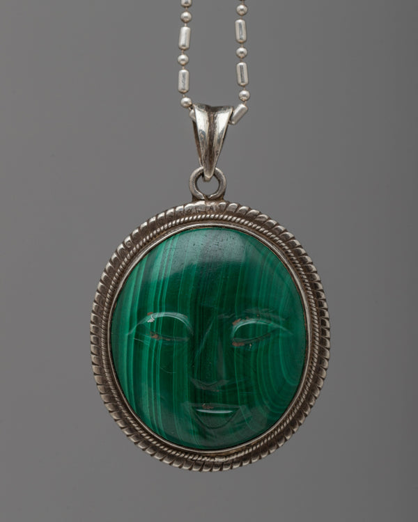 Malachite Stone Locket