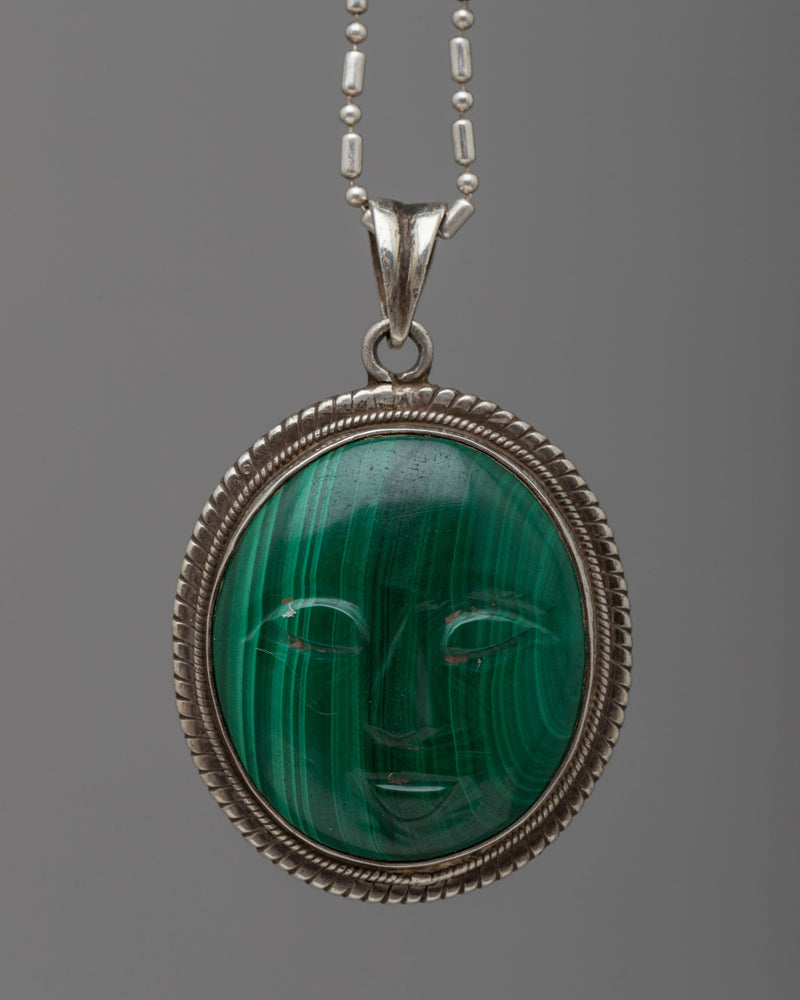 Malachite Stone Locket