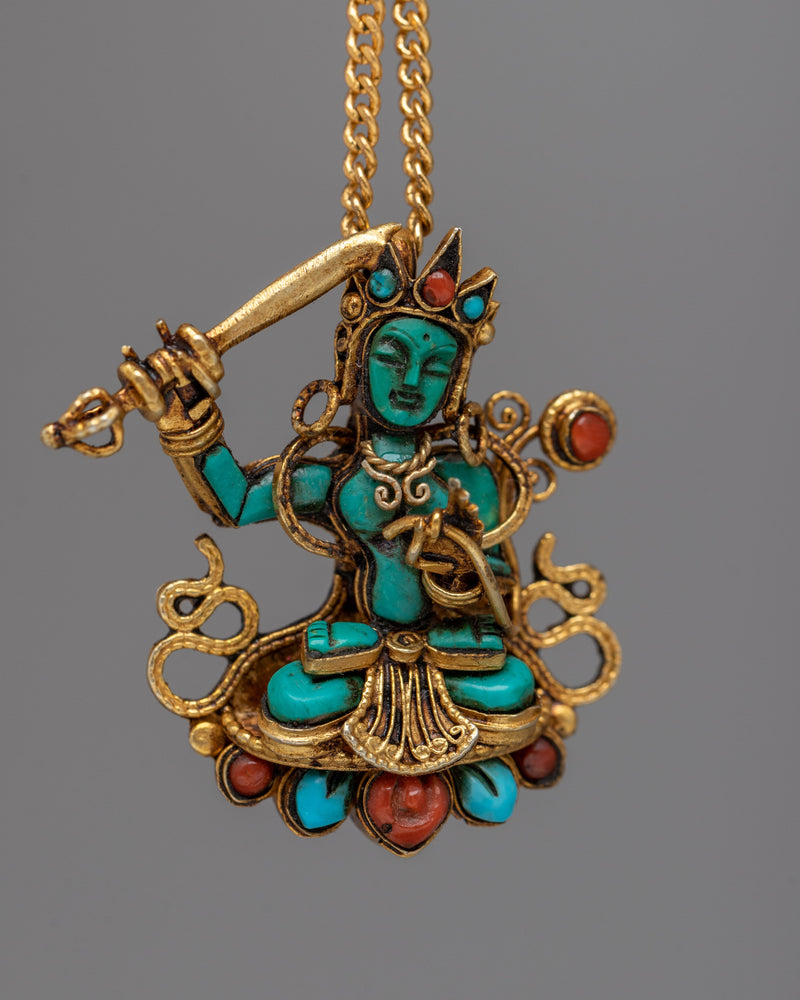 Manjushri Turquoise Locket 