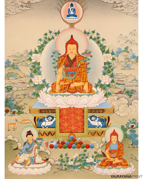Guru Longchenpa Thangka Print
