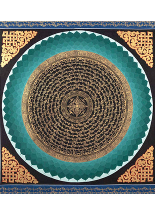 MANTRA MANDALA THANGKA  |  Tibetan Thangka