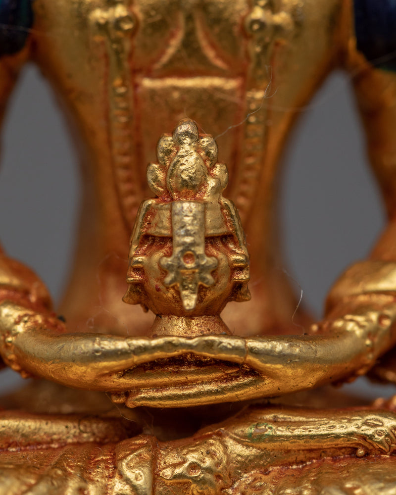 Amitayus Statue Gilded in Gold | Lord of Boundless Life, Amitayus Buddha