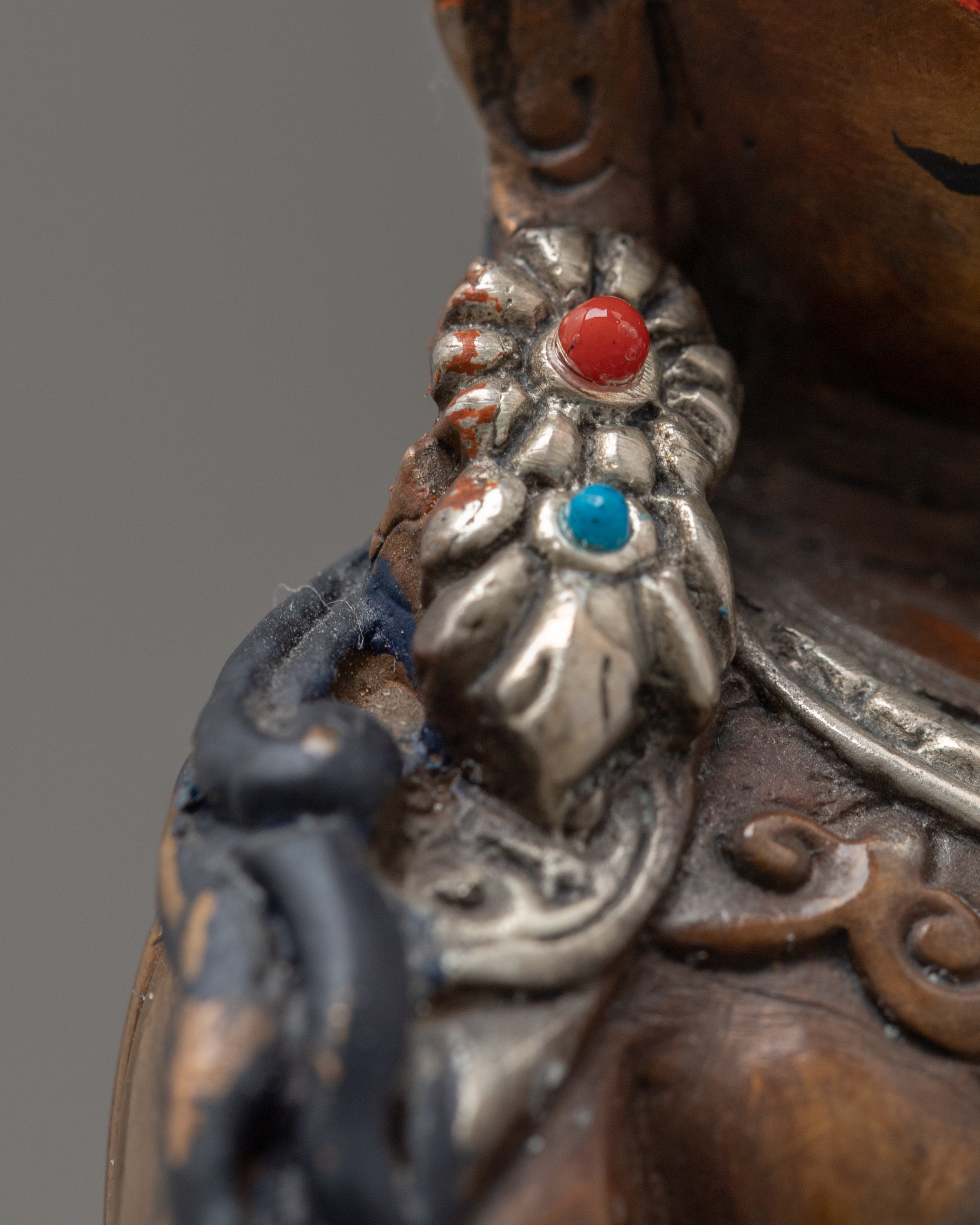 Guru Rinpoche Statue | Mini Sculptures for Yoga Room Decor