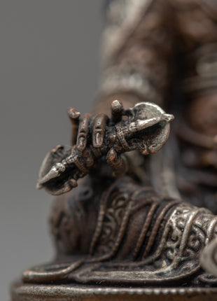 Copper Guru Rinpoche Statue | Buddhist Art Decor