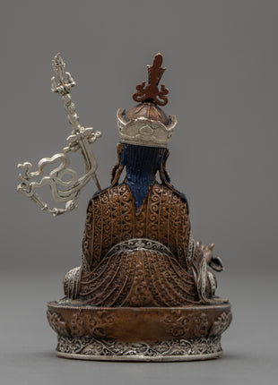Copper Guru Rinpoche Statue | Buddhist Art Decor