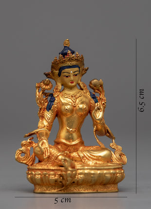 Green Tara Statue for Prosperity | Machine Made Buddhist Statue