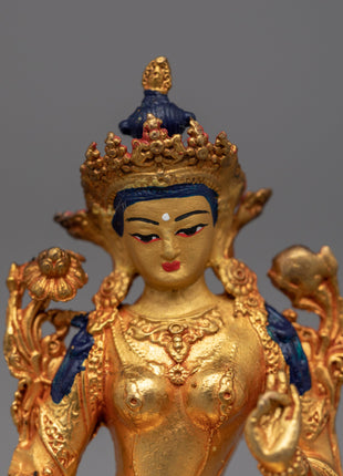 Mother Tara Statue | Machine-made Green Tara Art