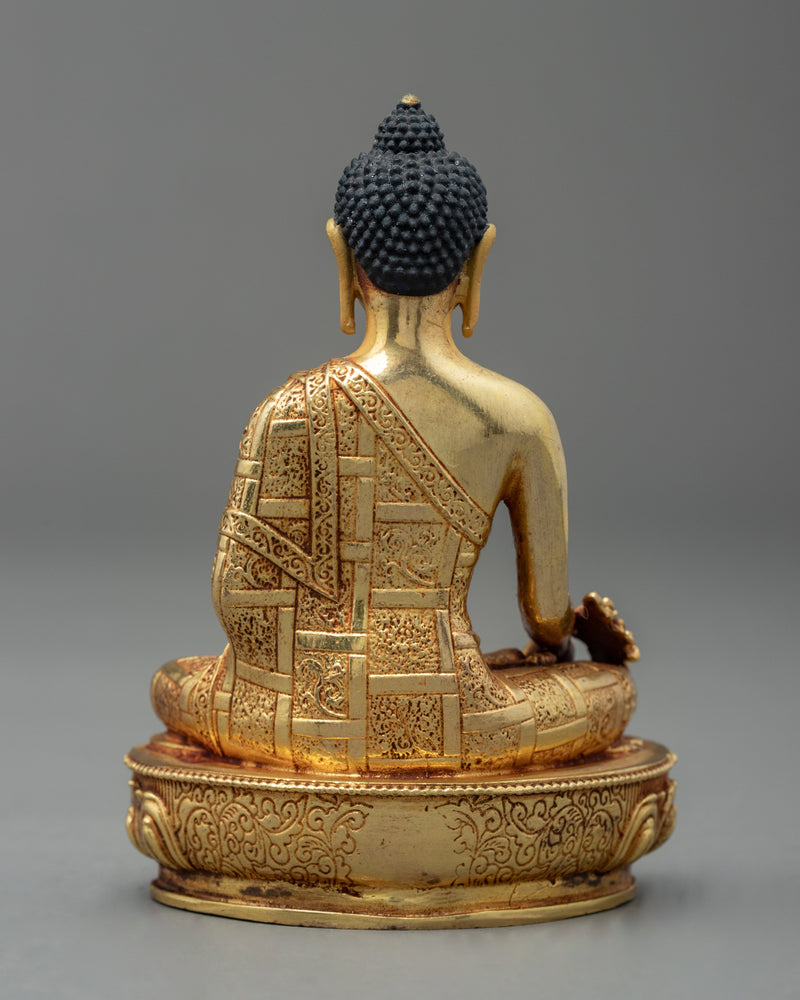 3.5" Mini Buddha Statue | Medicine Buddha Statue for Zen Space