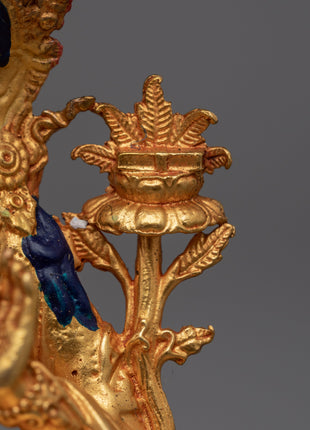 Mini Manjushri Sculpture | Bodhisattva Wisdom Deity
