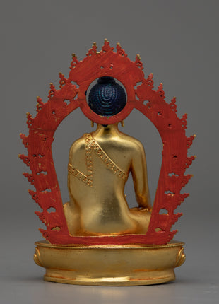 Lotus Buddha Statue | Shakyamuni Buddha Traditional Artwork