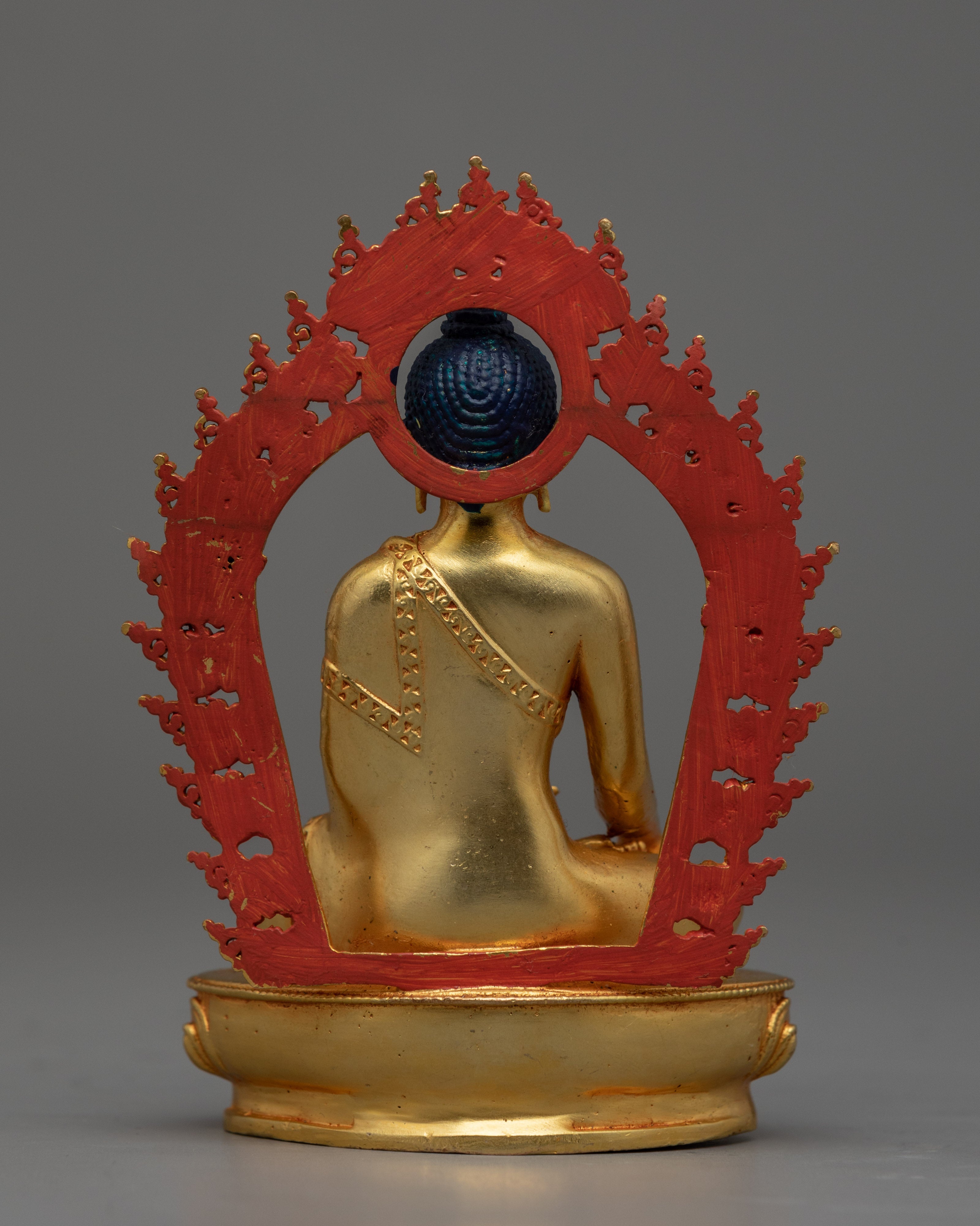 Lotus Buddha Statue | Shakyamuni Buddha Traditional Artwork