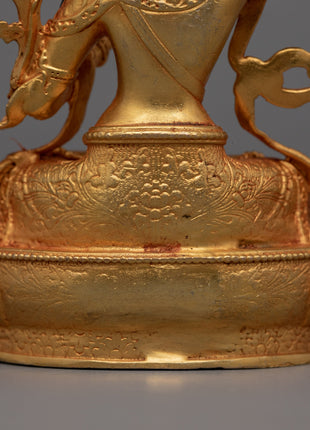 Mini Manjushri Sculpture | Bodhisattva Wisdom Deity