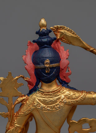 Mini Manjushri Sculpture | Bodhisattva Wisdom Deity