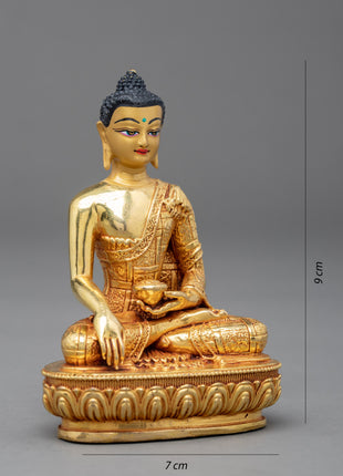 Miniature Shakyamuni Buddha Statue | Zen Room Decor