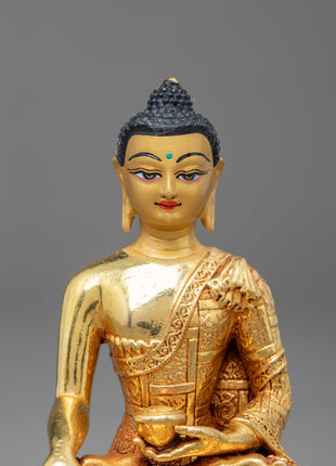 Miniature Shakyamuni Buddha Statue | Zen Room Decor