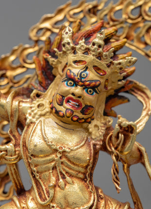 Vajrapani Mini Statue | Vajrayana Ritual Item