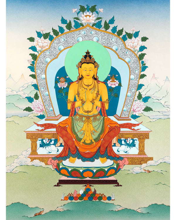 Maitreya Buddha Thangka