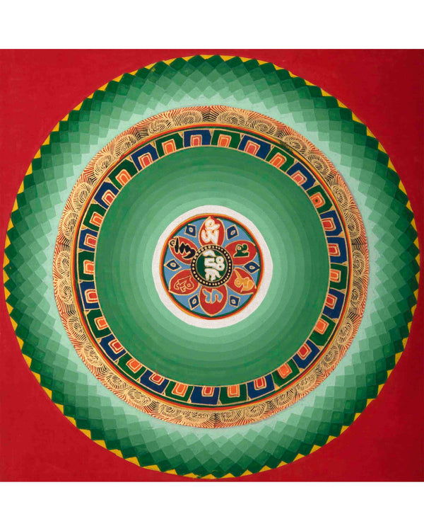 Mandala Thangka | Mantra Mandala | Religious Wall Decors