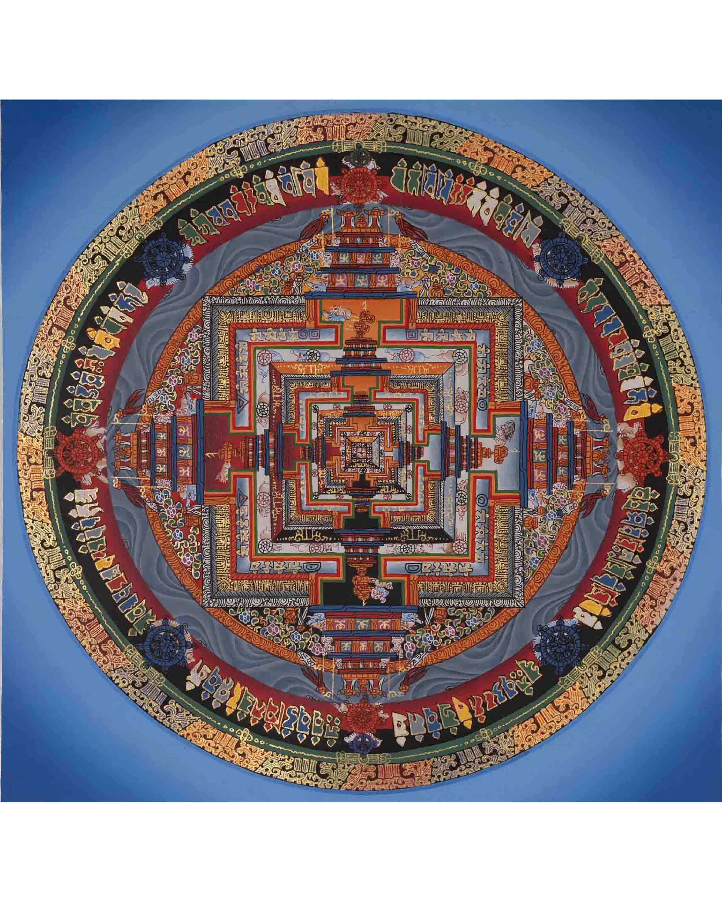 Mandala Thangka | Kalachakra Mandala | Religious Wall Decors