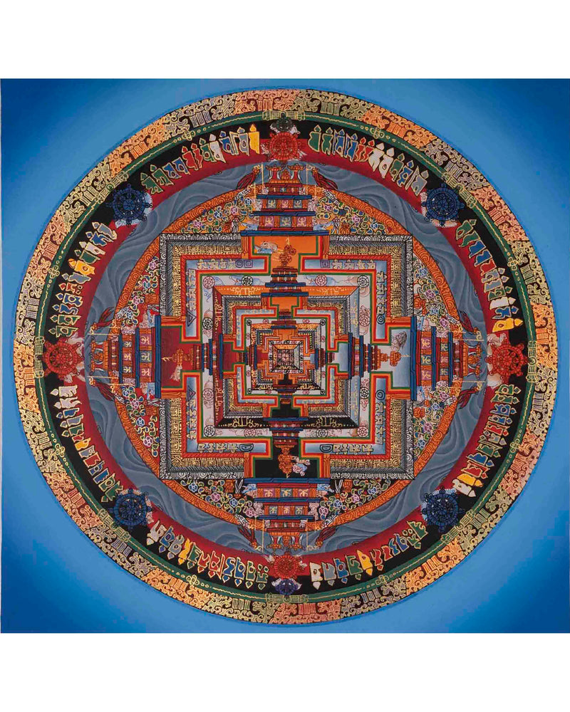 Mandala Thangka | Kalachakra Mandala | Religious Wall Decors