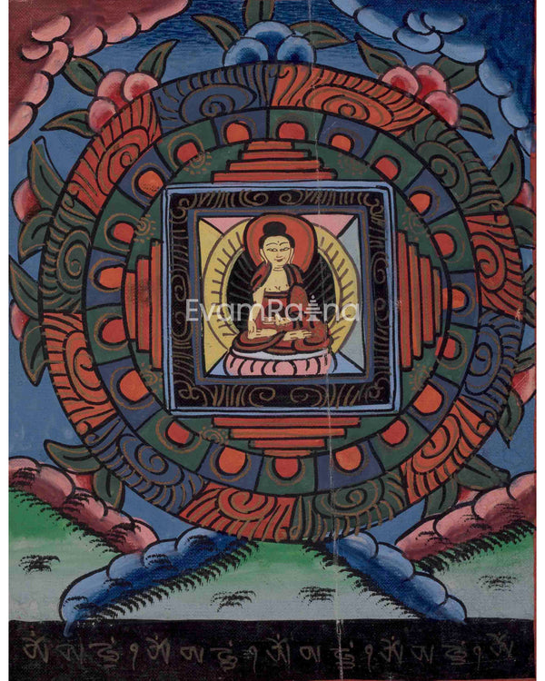 Antique Buddha Mandala | Buddhist Art