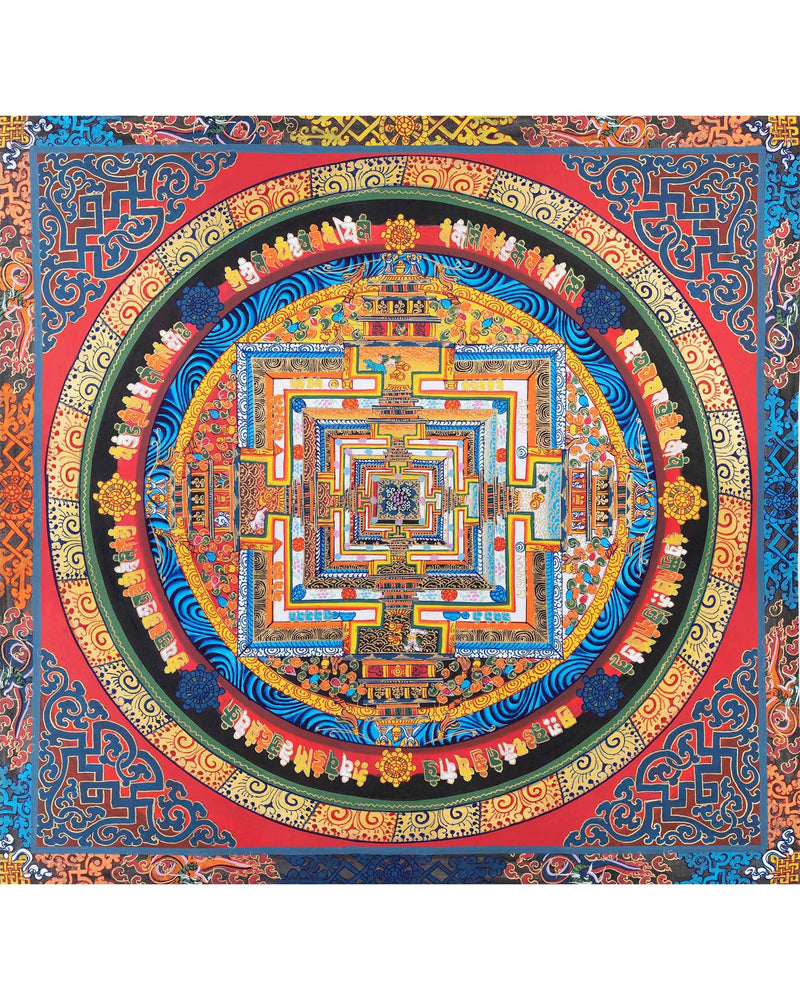 Mandala of Kalachakra | Wall hanging