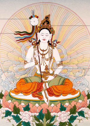Dakini Mandarva Thangka |  Mother Bodhisattva Himalayan Buddhist Deity
