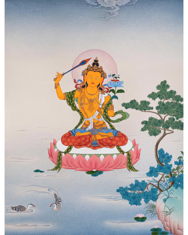 Manjuhsri Bodhisattva Thangka
