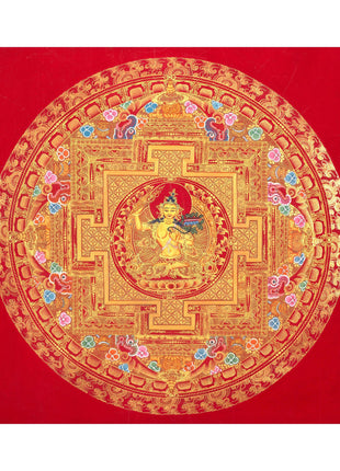 Manjushree Mandala |  Traditional Bodhisattva Thangka