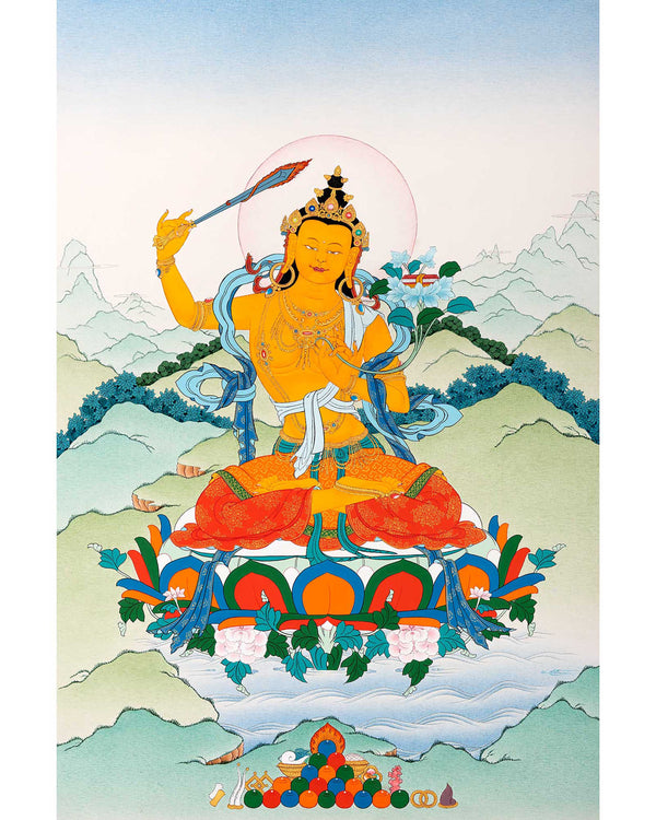 Bodhisattva Manjushri Thangka